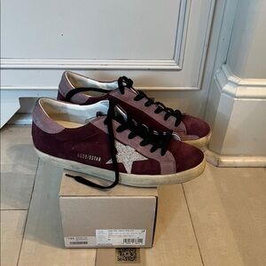 Golden goose suede superstar sneakers